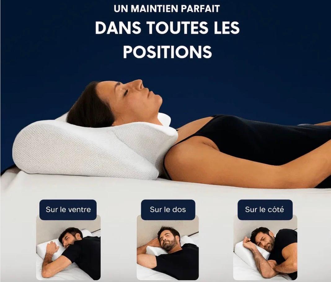 Adapté à toutes les positions de sommeil